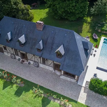 Дом отдыха Maison Normande De Caractere A Colombages Saint-Hymer